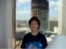 We stayed in the Hyatt Regency Hotel on the 29th floor.  Houston skyline in the background.
