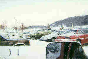 What a parking lot ... talk about fun!