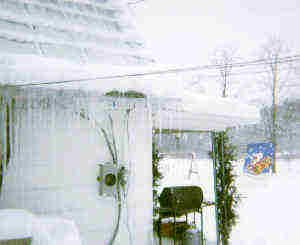 Check out those ice cicles