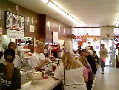 Kids at the Soda Fountain ....