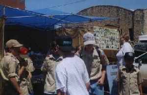 Downtown Mangum at the Snake Hunt and Fair