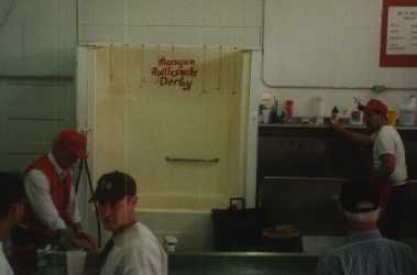 Inside the snake killing building ....  yeck!