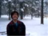 This is Elizabeth in the mountains above Flagstaff.