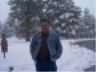 This is a picture of Sam's after driving up the big hill in the snow.  It wasn't that bad and the trucks weren't speeding.