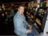 Here I am with all of my dollars.  This was a good slot machine some of the time.  I hit $30 three times in a row here.