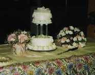 This beautiful cake was purchased by Mom and Dad and the precious flowers were made by Penny.  What an absolutely beautiful welcome to the family for Elizabeth. 