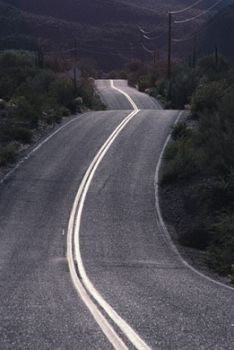 It gets lonely on Route 66 sometimes.